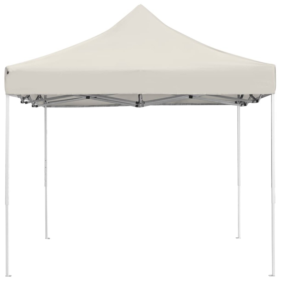 Carpa plegable profesional de aluminio crema 4,5x3