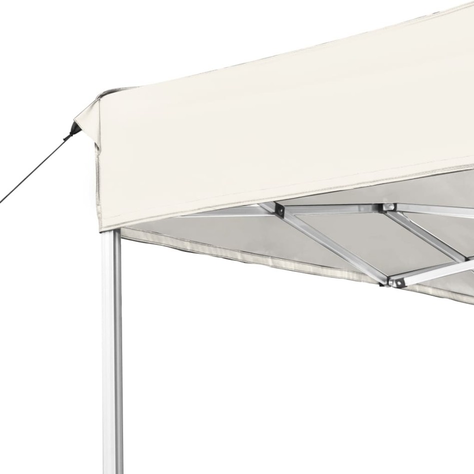Carpa plegable profesional de aluminio crema 4,5x3