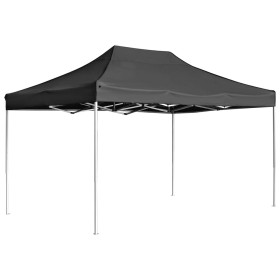 Carpa plegable profesional de aluminio gris antracita 4,5x3