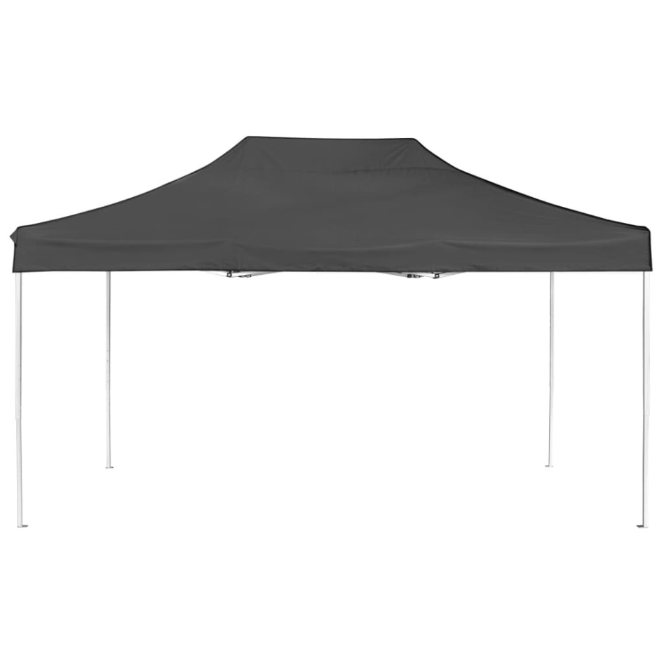 Carpa plegable profesional de aluminio gris antracita 4,5x3