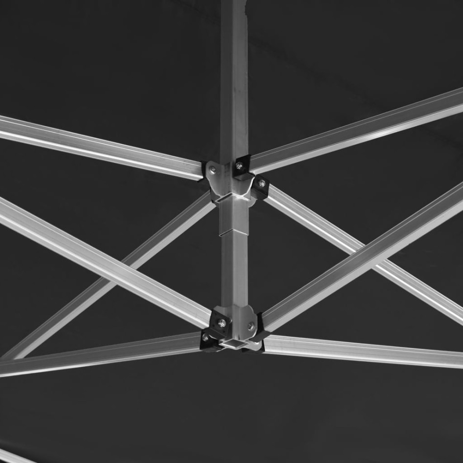 Carpa plegable profesional de aluminio gris antracita 4,5x3