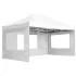 Carpa plegable profesional con paredes aluminio blanca 4,5x3