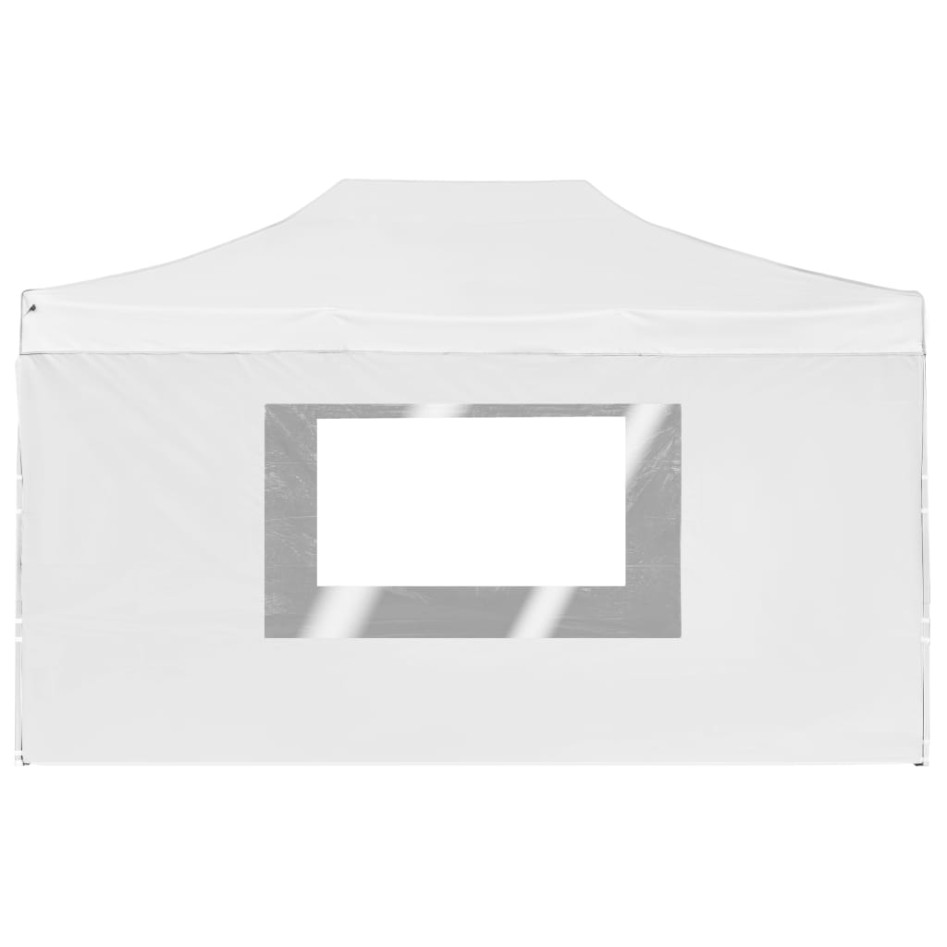 Carpa plegable profesional con paredes aluminio blanca 4,5x3