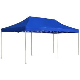 Carpa plegable profesional de aluminio azul 6x3