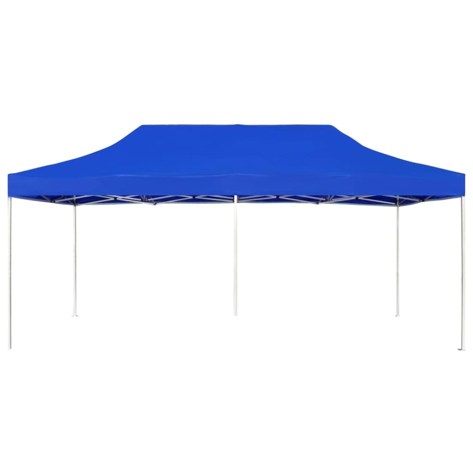 Carpa plegable profesional de aluminio azul 6x3