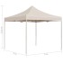 Carpa plegable profesional de aluminio color crema 2x2