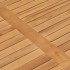 Mesa de comedor para jardín madera maciza de teca 120x70x77