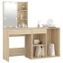 Tocador con LED y armario madera contrachapada roble