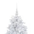 Árbol de Navidad con nieve con base en paraguas blanco 140