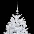 Árbol de Navidad con nieve con base en paraguas blanco 170