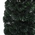 Árbol Navidad artificial estrecho soporte fibra óptica 240