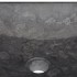 Lavabo mármol negro 40x40x10