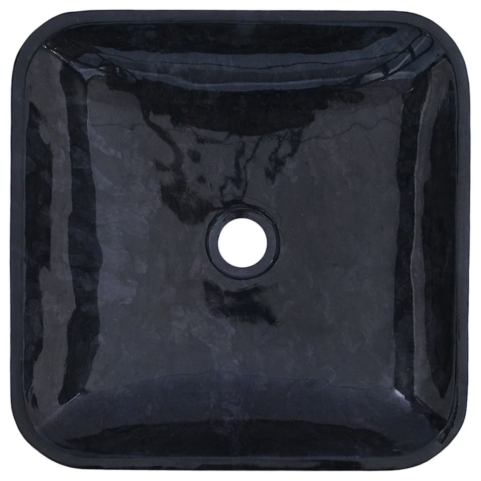 Lavabo mármol negro 40x40x10