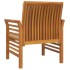 Sillones con cojines blanco crema 2 uds madera maciza de