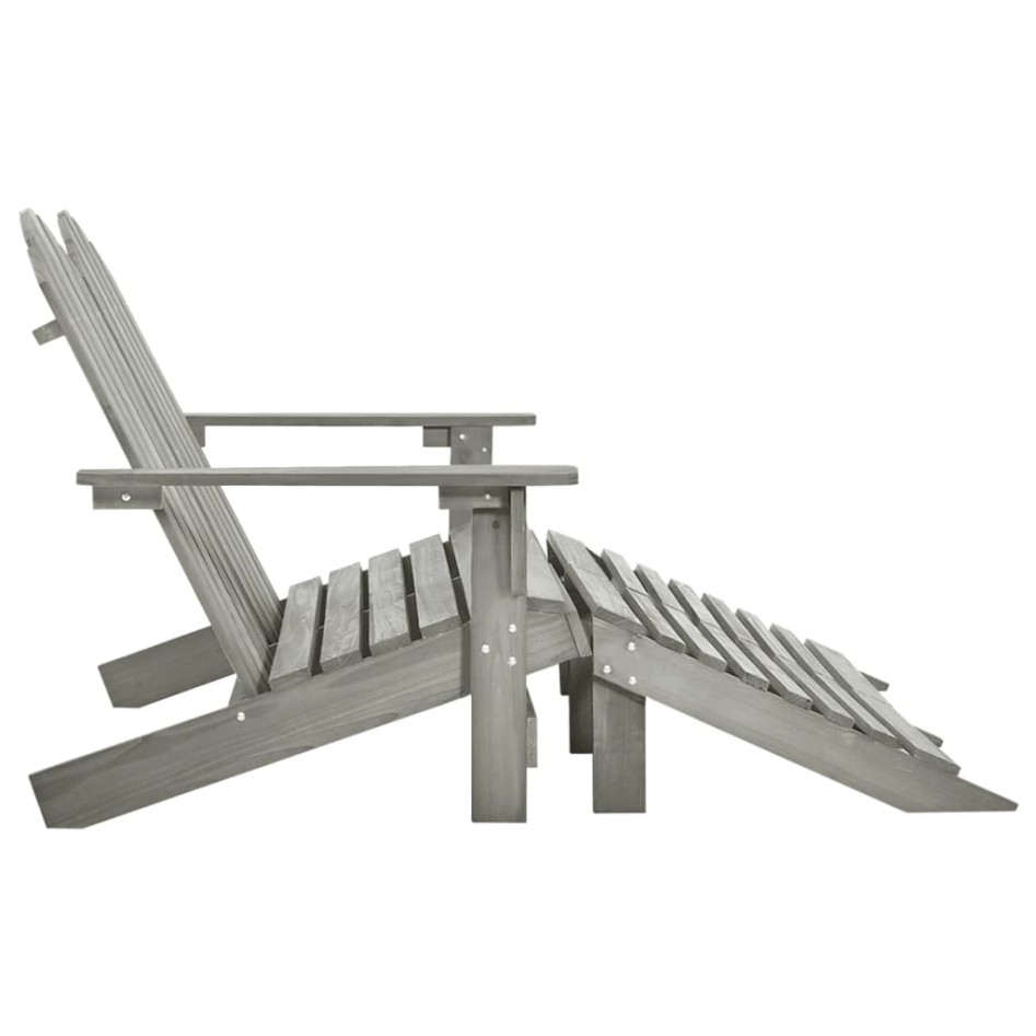 Silla Adirondack de jardín 2 plazas madera de abeto