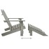 Silla Adirondack de jardín 2 plazas madera de abeto