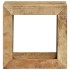 Taburete madera maciza de mango 40x30x40