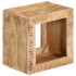 Taburete madera maciza de mango 40x30x40