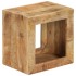 Taburete madera maciza de mango 40x30x40