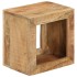 Taburete madera maciza de mango 40x30x40