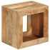 Taburete madera maciza de mango 40x30x40