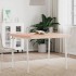Tablero de mesa cuadrado de madera maciza de haya 90x90x4