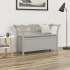 Banco madera maciza de abeto gris 107x45x75,5
