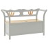 Banco madera maciza de abeto gris 107x45x75,5