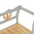 Banco madera maciza de abeto gris 107x45x75,5