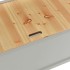 Banco madera maciza de abeto gris 107x45x75,5