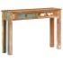 Mesa consola madera maciza reciclada 110x30x75