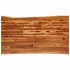 Mesa de comedor con borde vivo madera maciza acacia