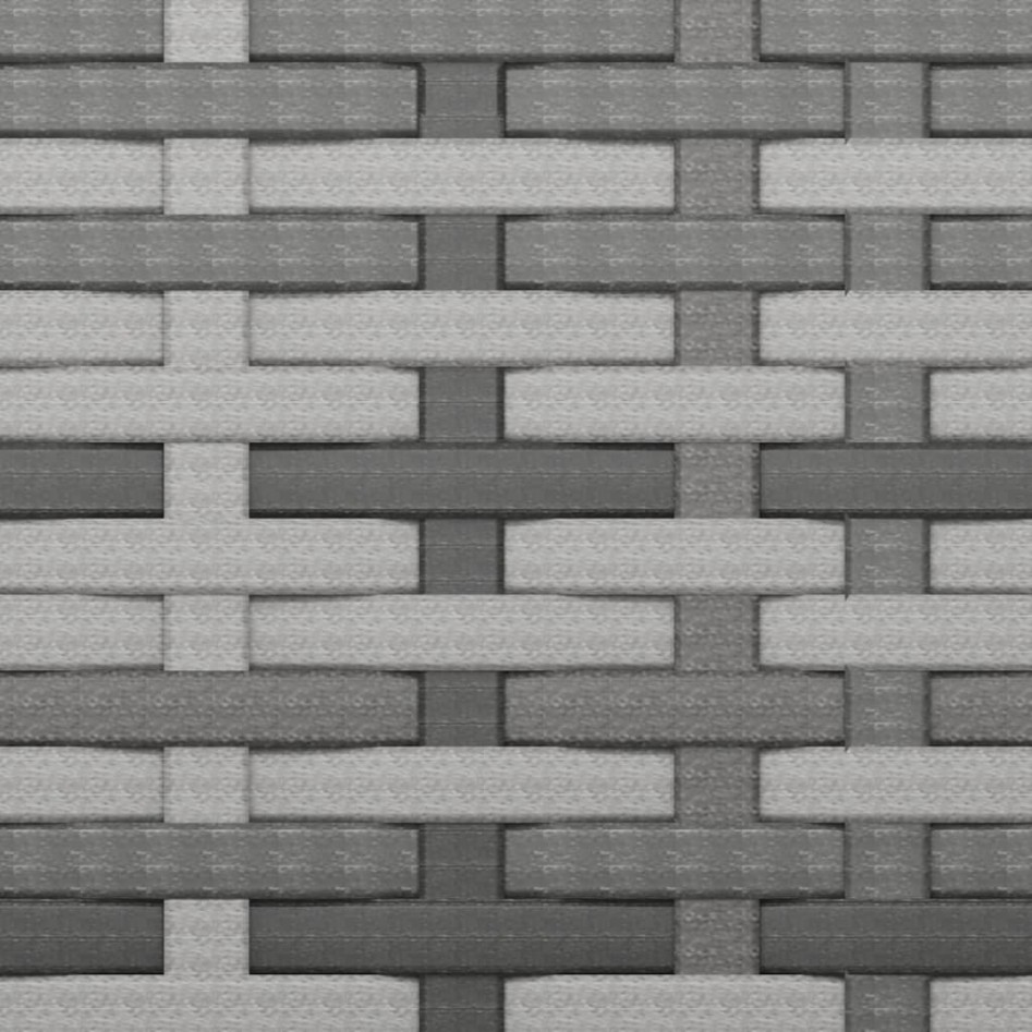 Taburetes de jardín 4 uds con cojines ratán sintético