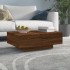 Mesa de centro madera contrachapada roble marrón 90x60x31