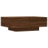 Mesa de centro madera contrachapada roble marrón 90x60x31