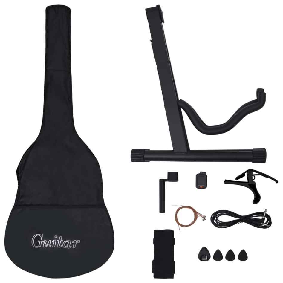 Set de guitarra occidental 12 pzas ecualizador y 6 cuerdas