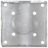 Picas de tierra 6 uds acero galvanizado plateado 14x14x58