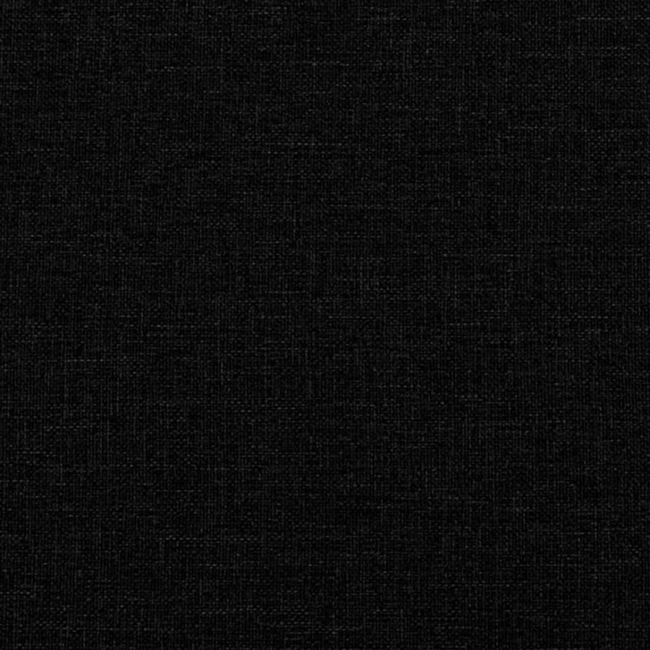 Sofá cama con colchón tela negro 90x190