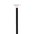 Cuerda de barco polipropileno negro intenso 8 mm 500