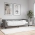 Sofá cama con colchón tela gris claro 90x190