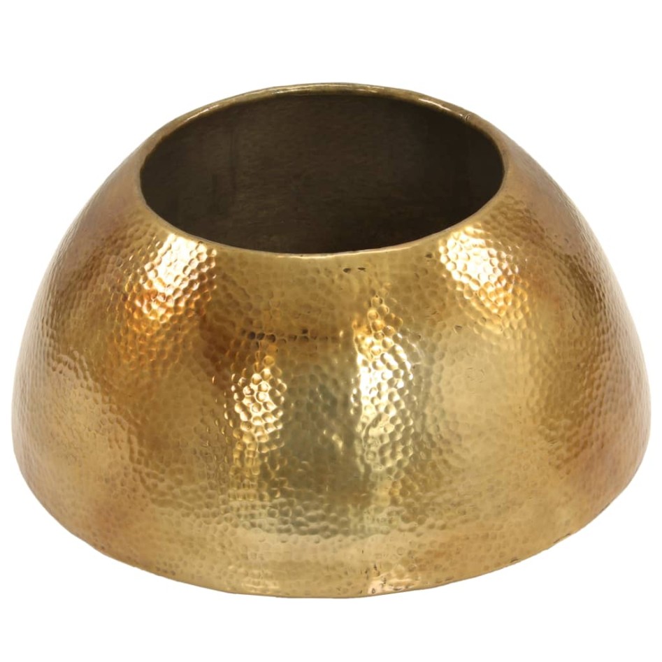 Mesa de centro de aluminio martillado latón 70x30