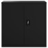 Armario archivador de acero negro 90x40x90