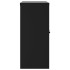 Armario archivador de acero negro 90x40x90