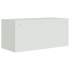 Armario archivador de acero gris claro 90x40x130