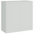 Armario archivador de acero gris claro 90x40x130