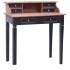 Escritorio con cajones madera maciza de caoba 90x50x101