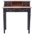 Escritorio con cajones madera maciza de caoba 90x50x101