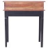 Escritorio con cajones madera maciza de caoba 90x50x101