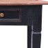 Escritorio con cajones madera maciza de caoba 90x50x101