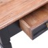 Escritorio con cajones madera maciza de caoba 90x50x101
